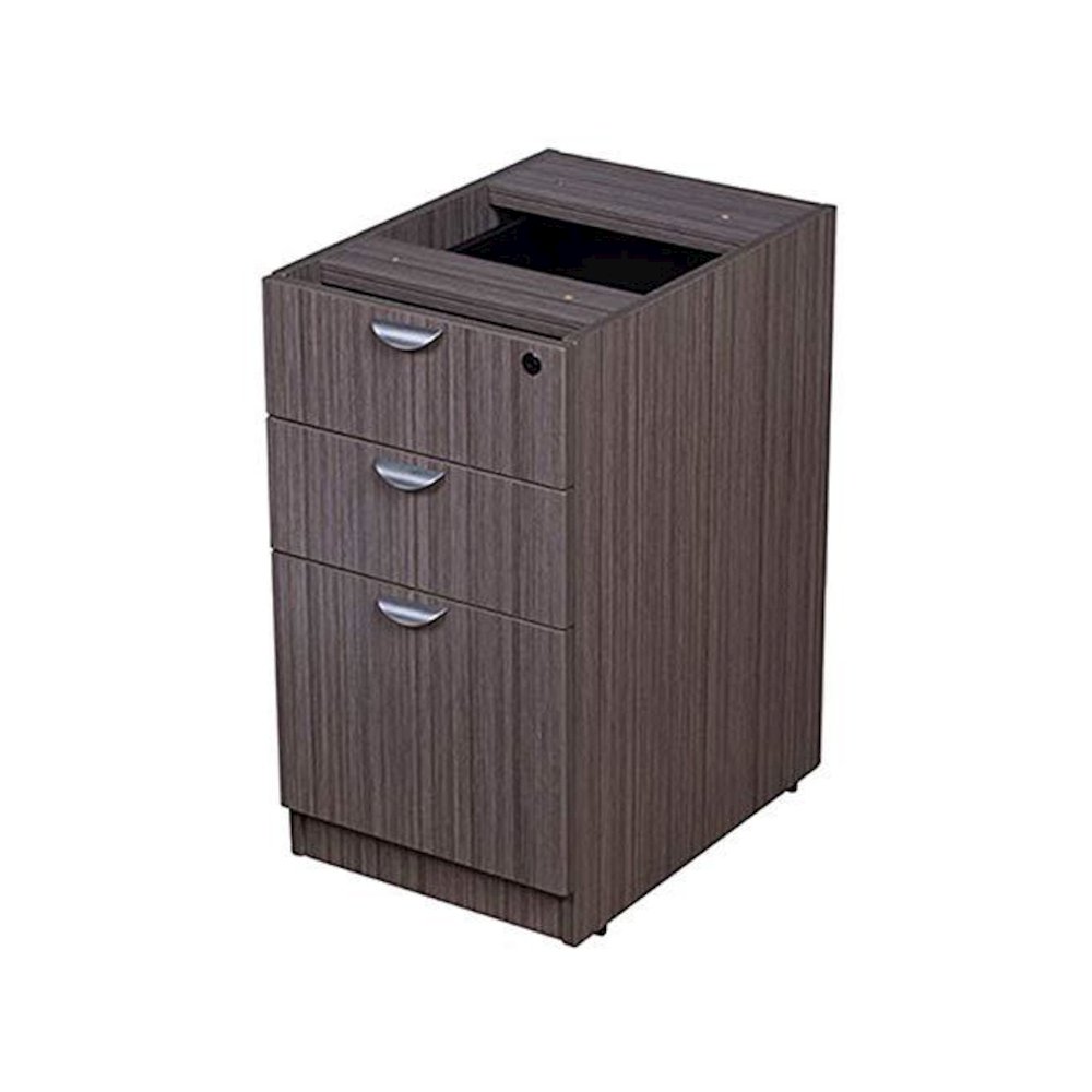 Boss Deluxe Pedestal-Full, Box/Box/File, 15.5W*22D, Driftwood. Picture 1