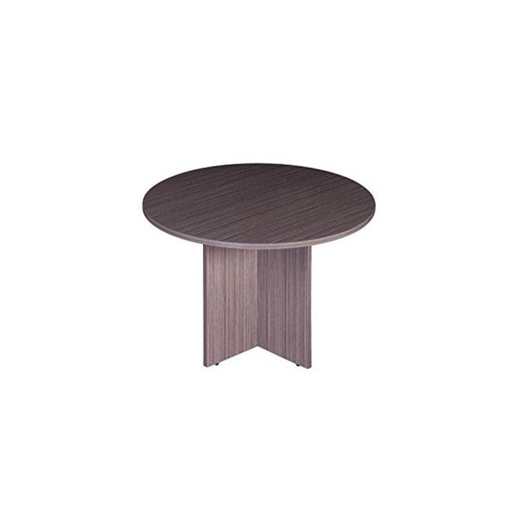 Boss 47" Round Table, Driftwood. Picture 1