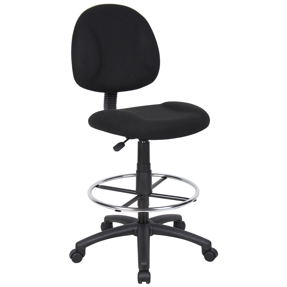 Boss Drafting Stool (B315-Bk) W/Footring. Picture 1