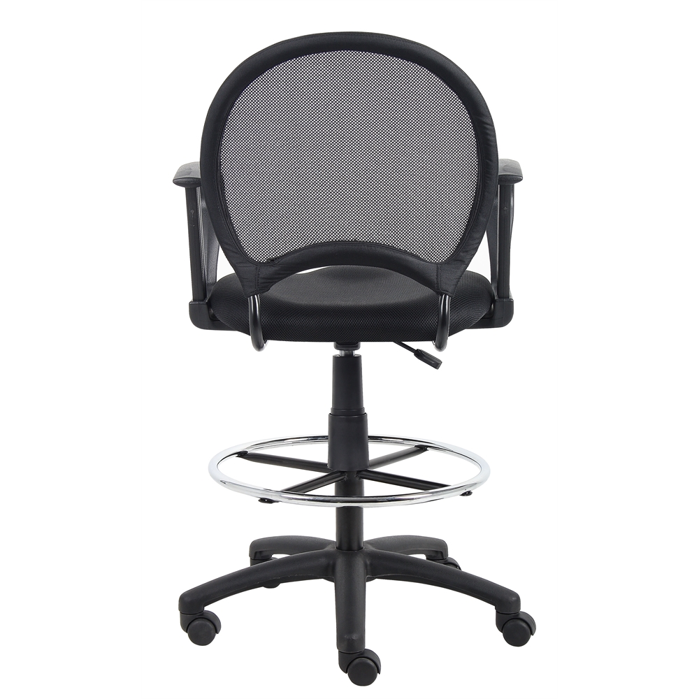 Boss Mesh Drafting Stool W/ Loop Arms. Picture 2