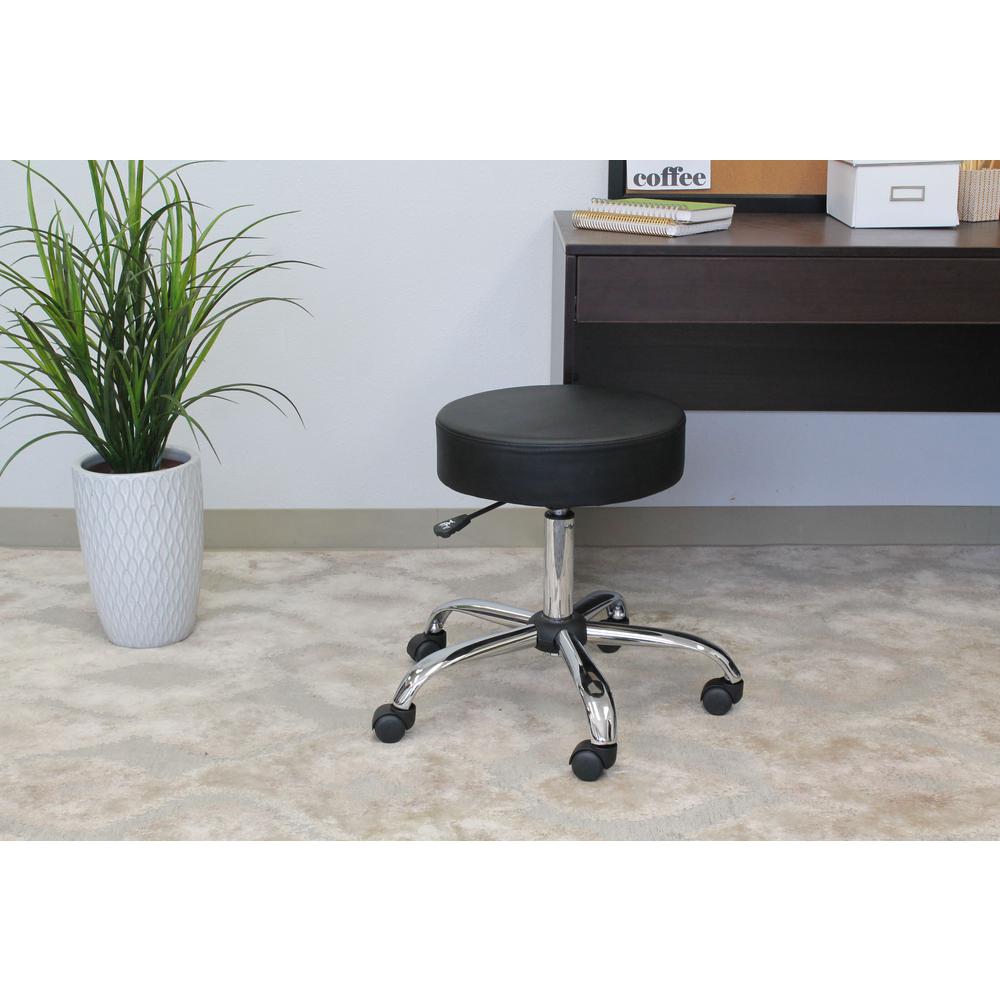 Boss Black Caressoft Medical Stool. Picture 2