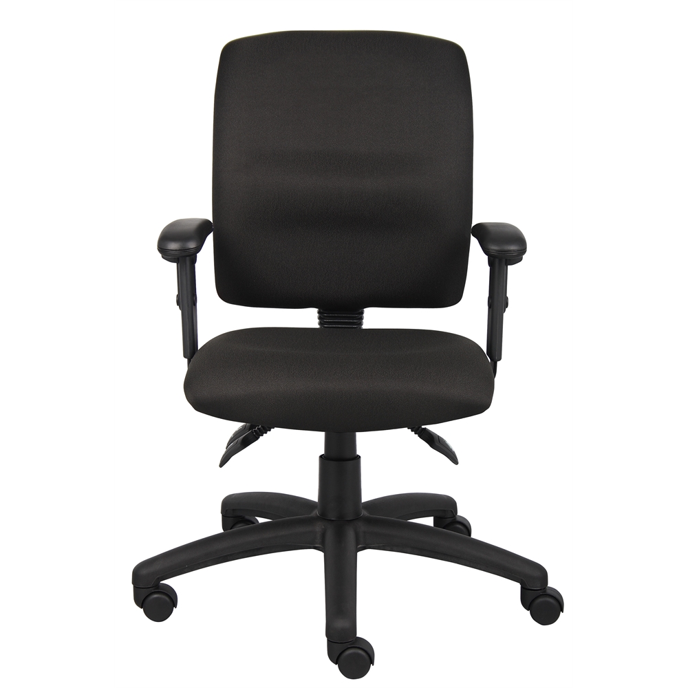 Boss Multi-Function Fabric Task Chair W/ Adjustable Arms. Picture 3