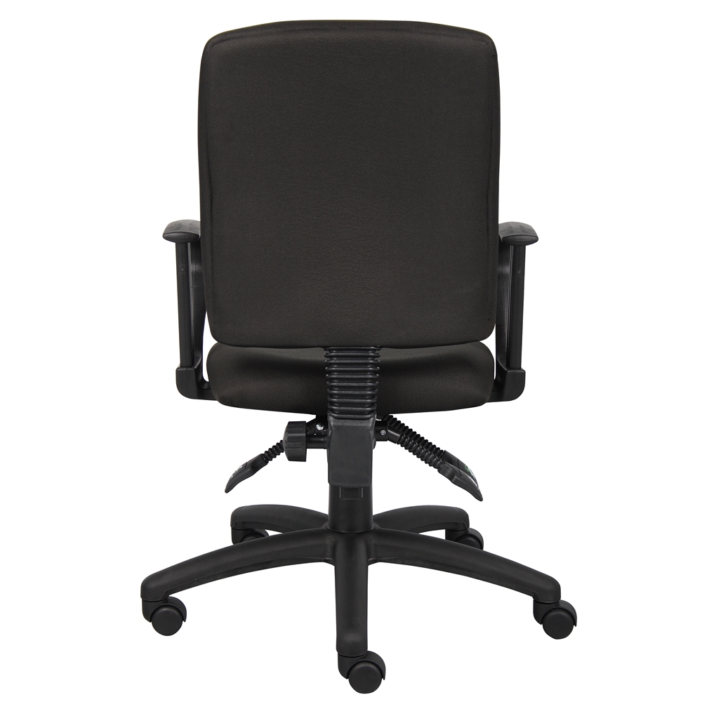 Boss Multi-Function Fabric Task Chair W/Loop Arms. Picture 2