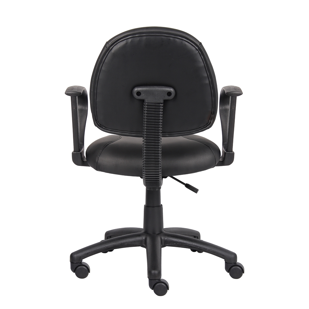 Boss Black Posture Chair W/ Loop Arms. Picture 2