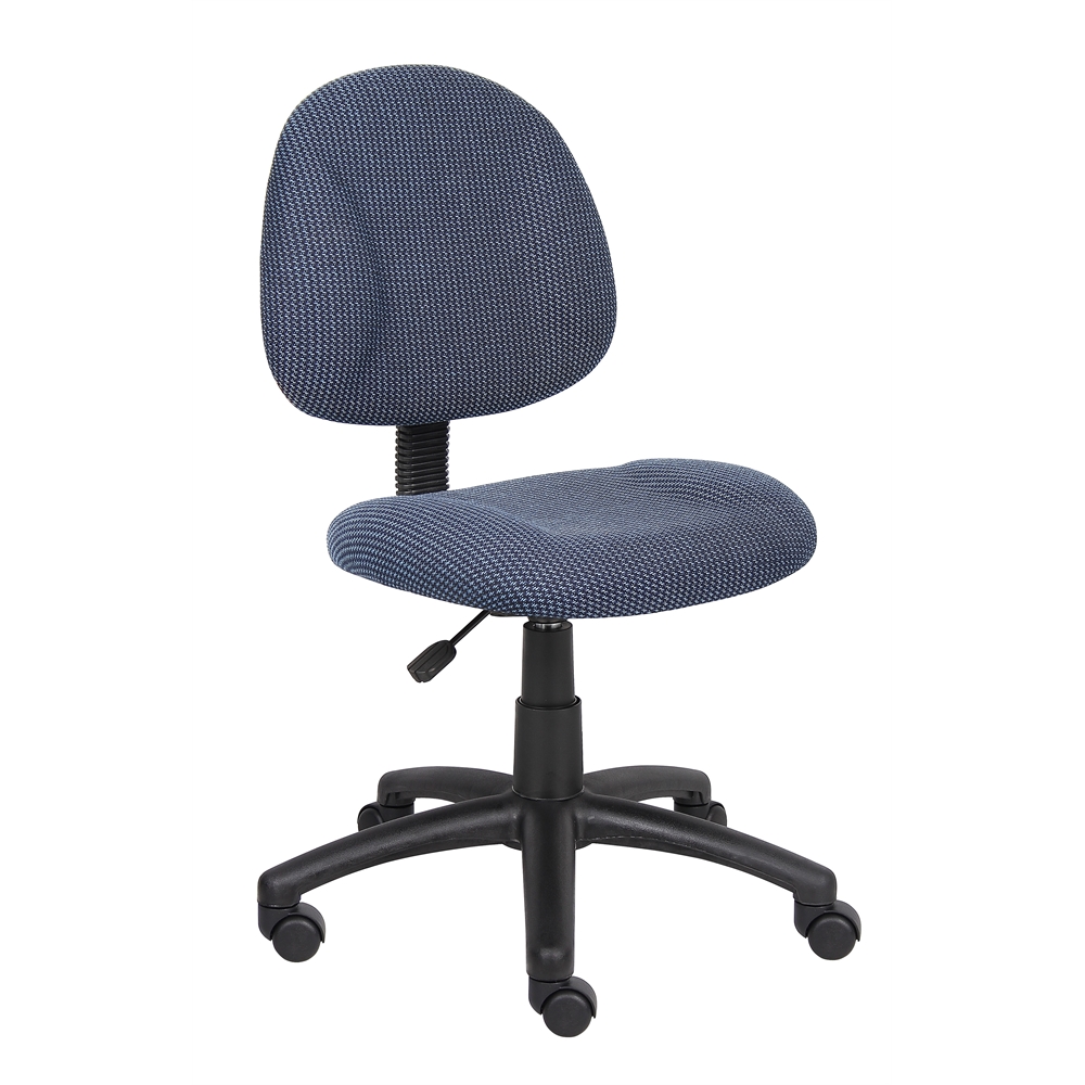 Boss Blue  Deluxe Posture Chair. Picture 1
