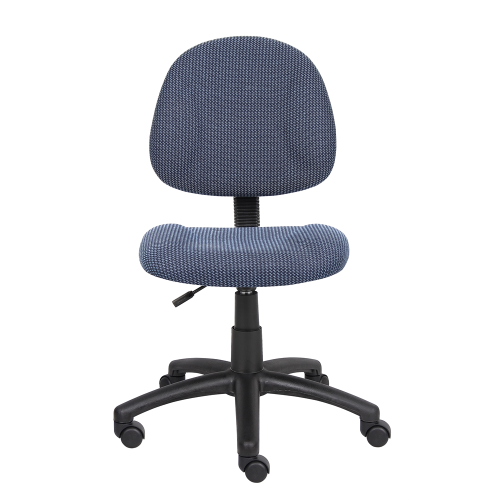 Boss Blue  Deluxe Posture Chair. Picture 3