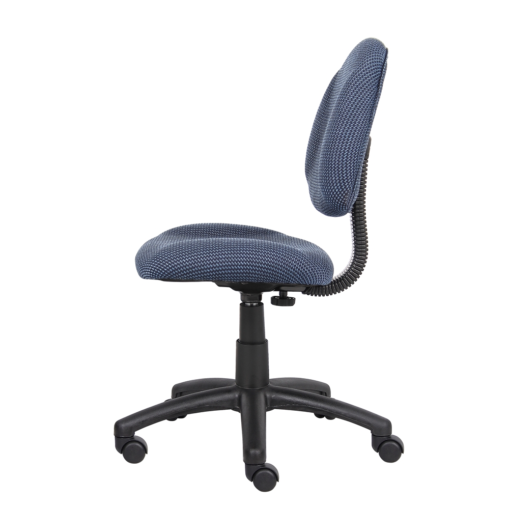 Boss Blue  Deluxe Posture Chair. Picture 5