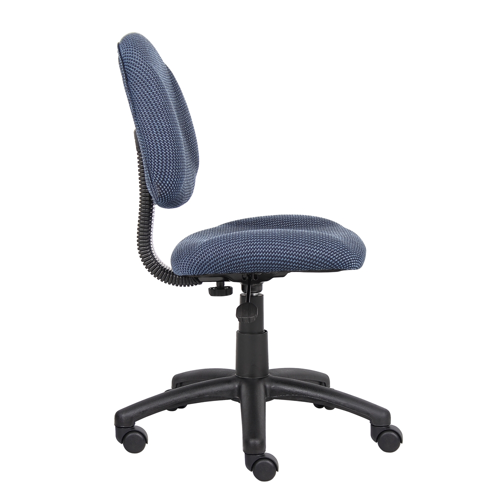 Boss Blue  Deluxe Posture Chair. Picture 6