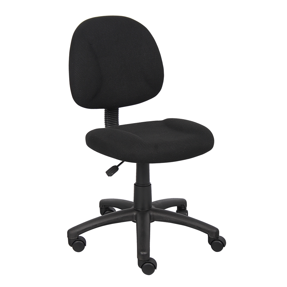 Boss Black  Deluxe Posture Chair. Picture 1