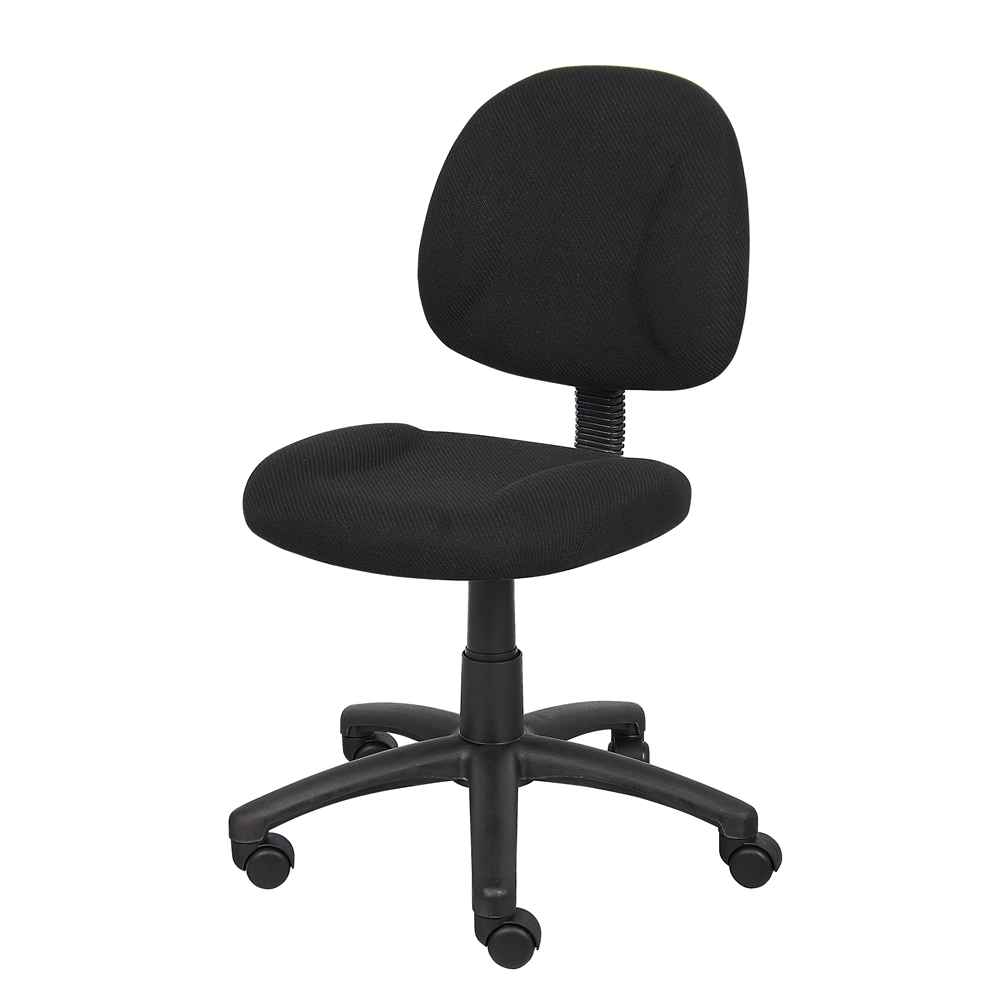 Boss Black  Deluxe Posture Chair. Picture 4
