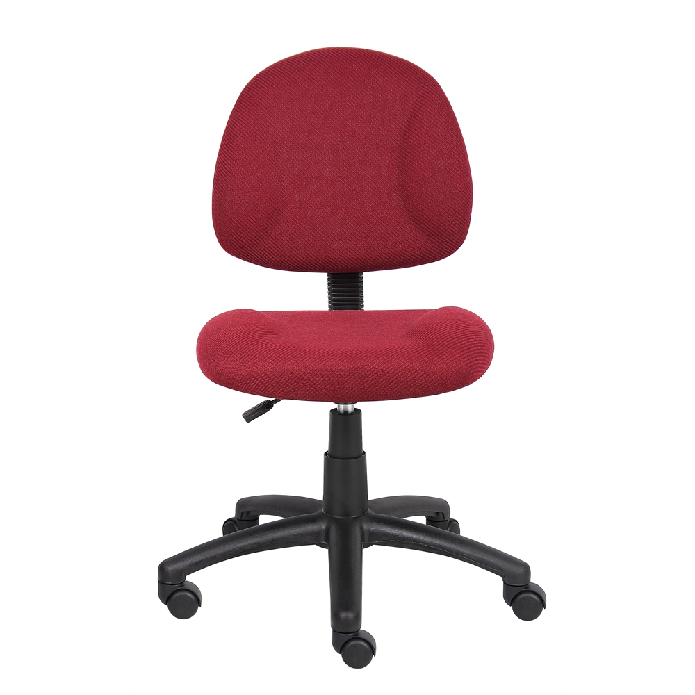 Boss Burgundy  Deluxe Posture Chair. Picture 3