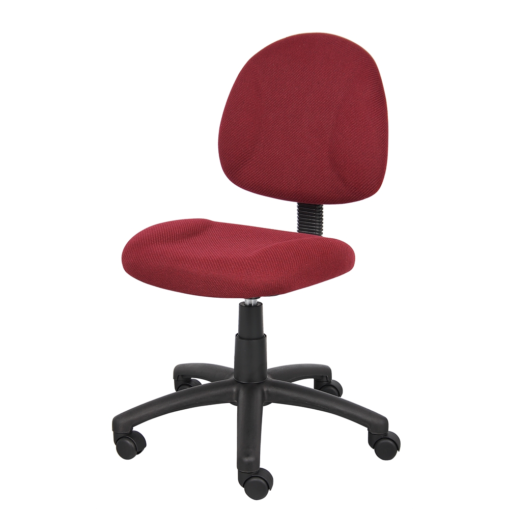 Boss Burgundy  Deluxe Posture Chair. Picture 4