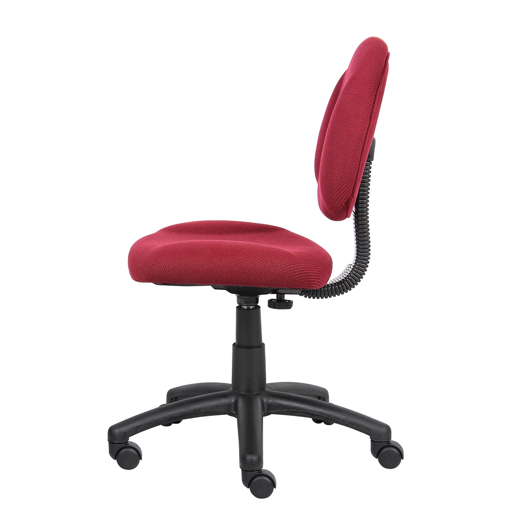Boss Burgundy  Deluxe Posture Chair. Picture 5
