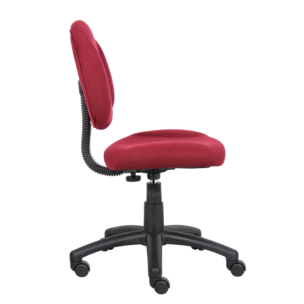 Boss Burgundy  Deluxe Posture Chair. Picture 6