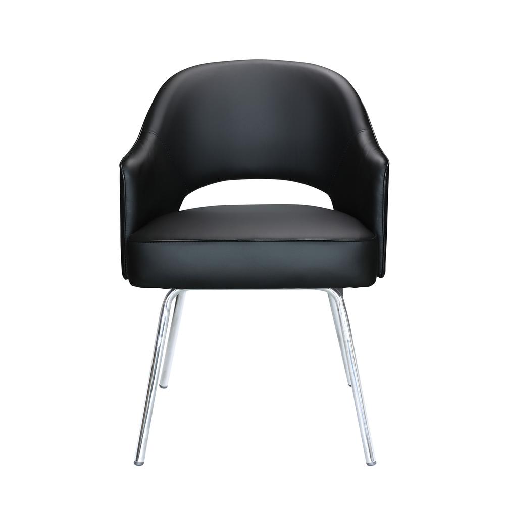 Black CaressoftPlus Guest Chair. Picture 3