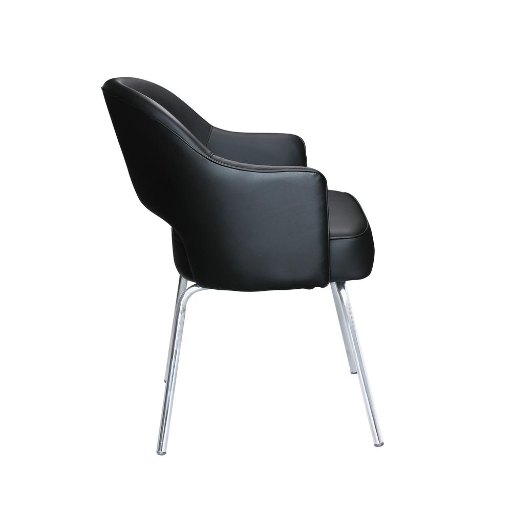 Black CaressoftPlus Guest Chair. Picture 4