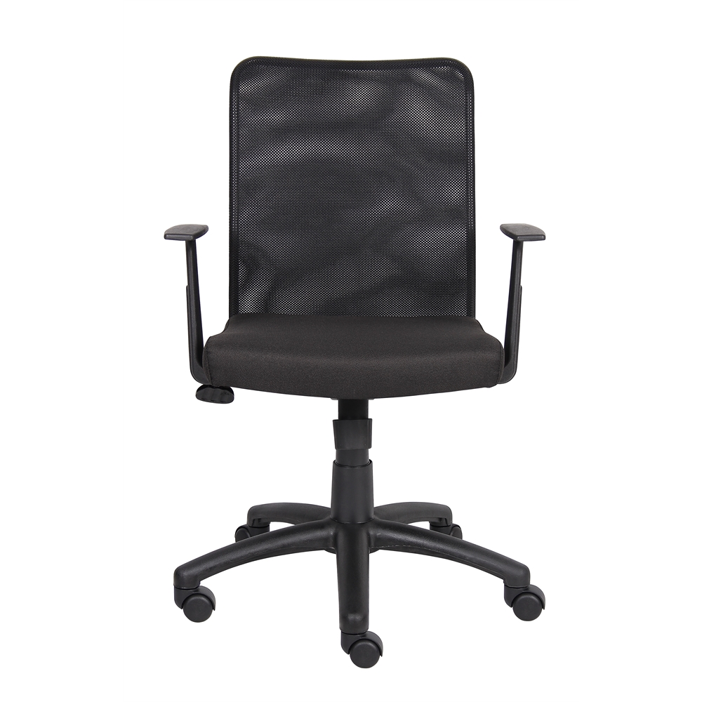 Boss Budget Mesh Task Chair W/ T-Arms. Picture 3