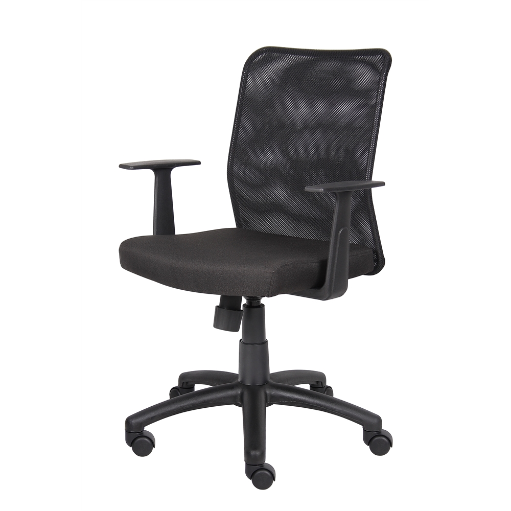 Boss Budget Mesh Task Chair W/ T-Arms. Picture 4