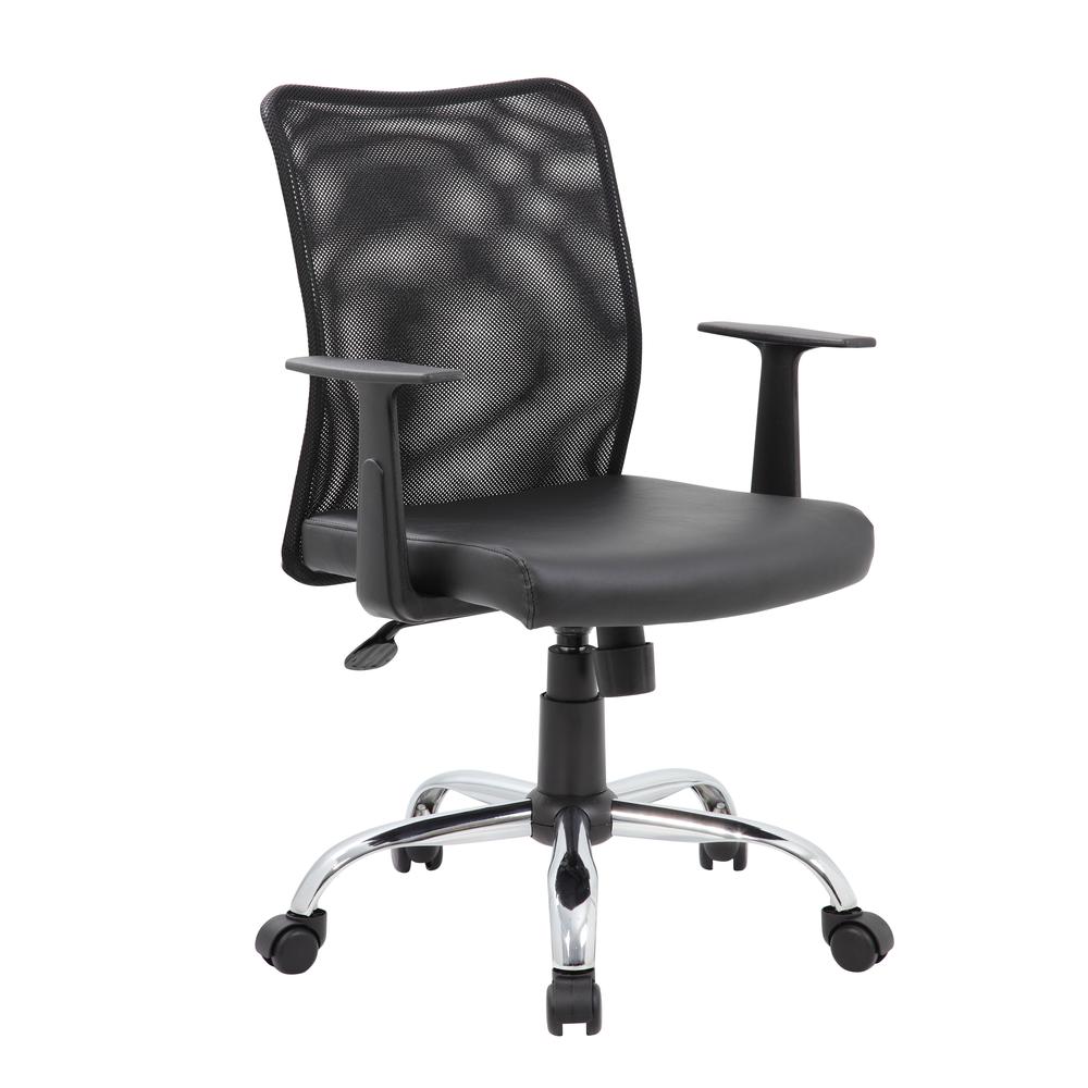 Boss Budget Mesh Task Chair W/ T-Arms. Picture 4