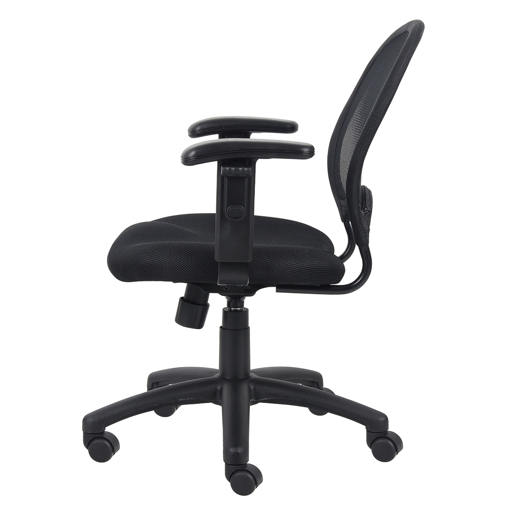 Boss Mesh Chair With Adjustable Arms. Picture 4