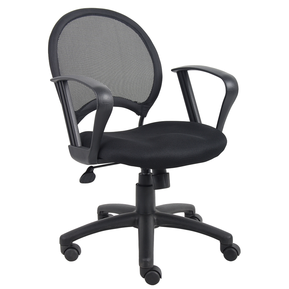 Boss Mesh Chair With Loop Arms. Picture 1