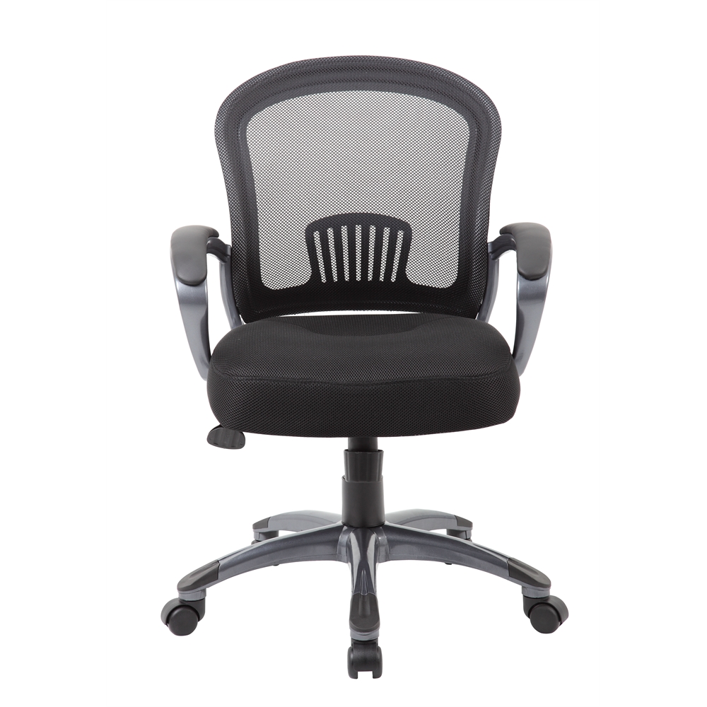 Boss Ergonomic Mesh Task Chair - Mid Back. Picture 3