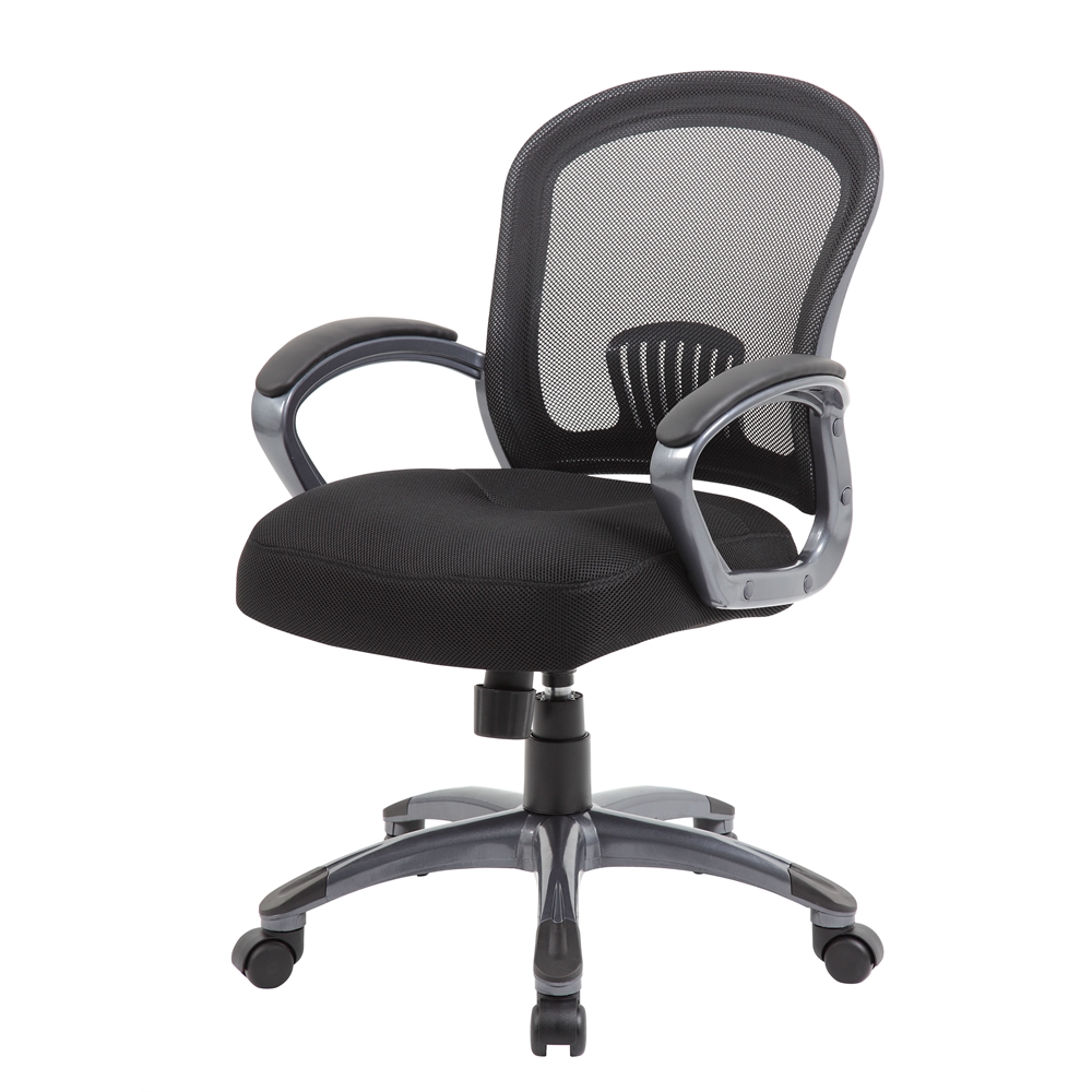 Boss Ergonomic Mesh Task Chair - Mid Back. Picture 4
