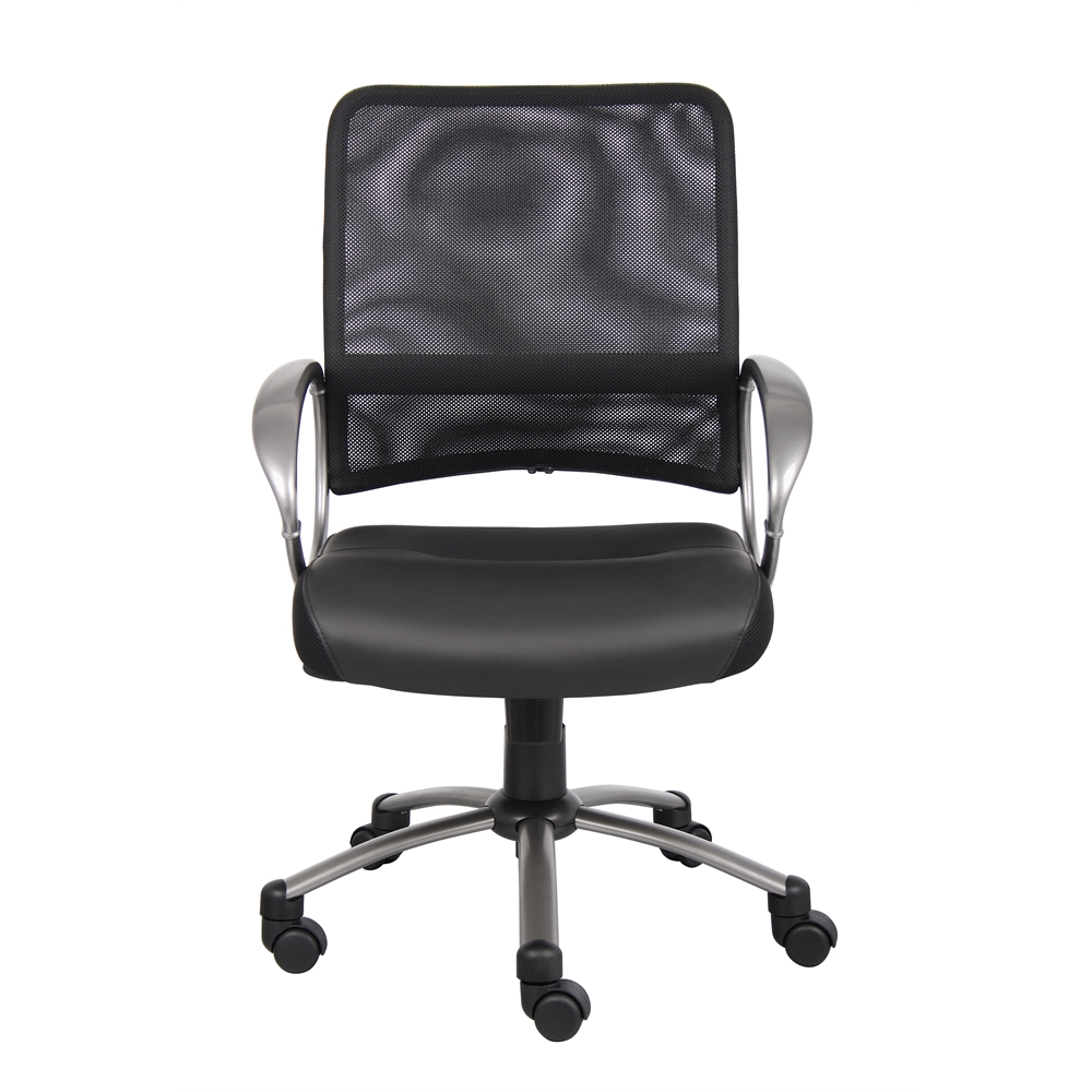 Boss Mesh Back W/ Pewter Finish Task Chair. Picture 2