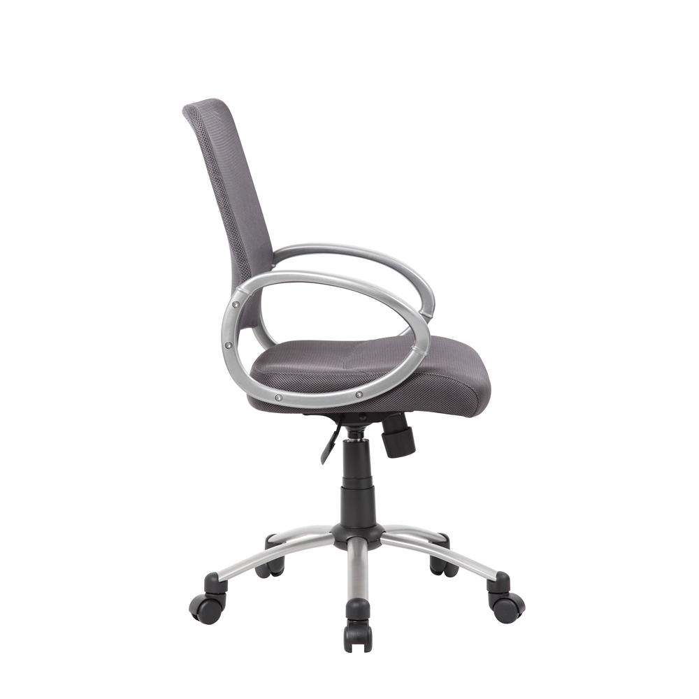 Boss Mesh Back W/ Pewter Finish Task Chair. Picture 6