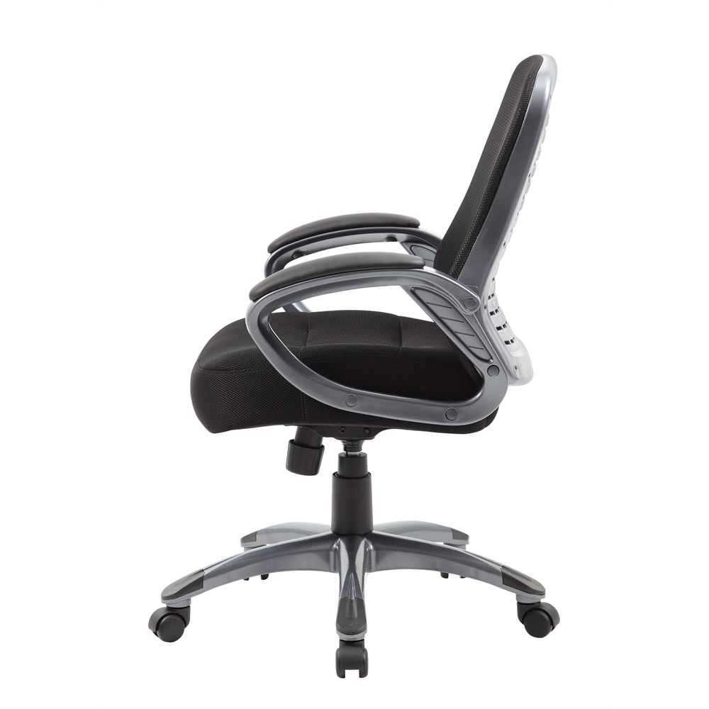 Boss Ribbed High Back Mesh Chair. Picture 5
