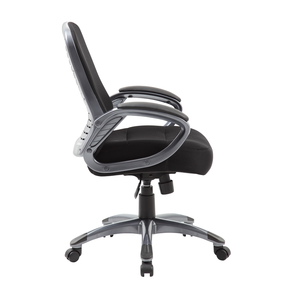 Boss Ribbed High Back Mesh Chair. Picture 6