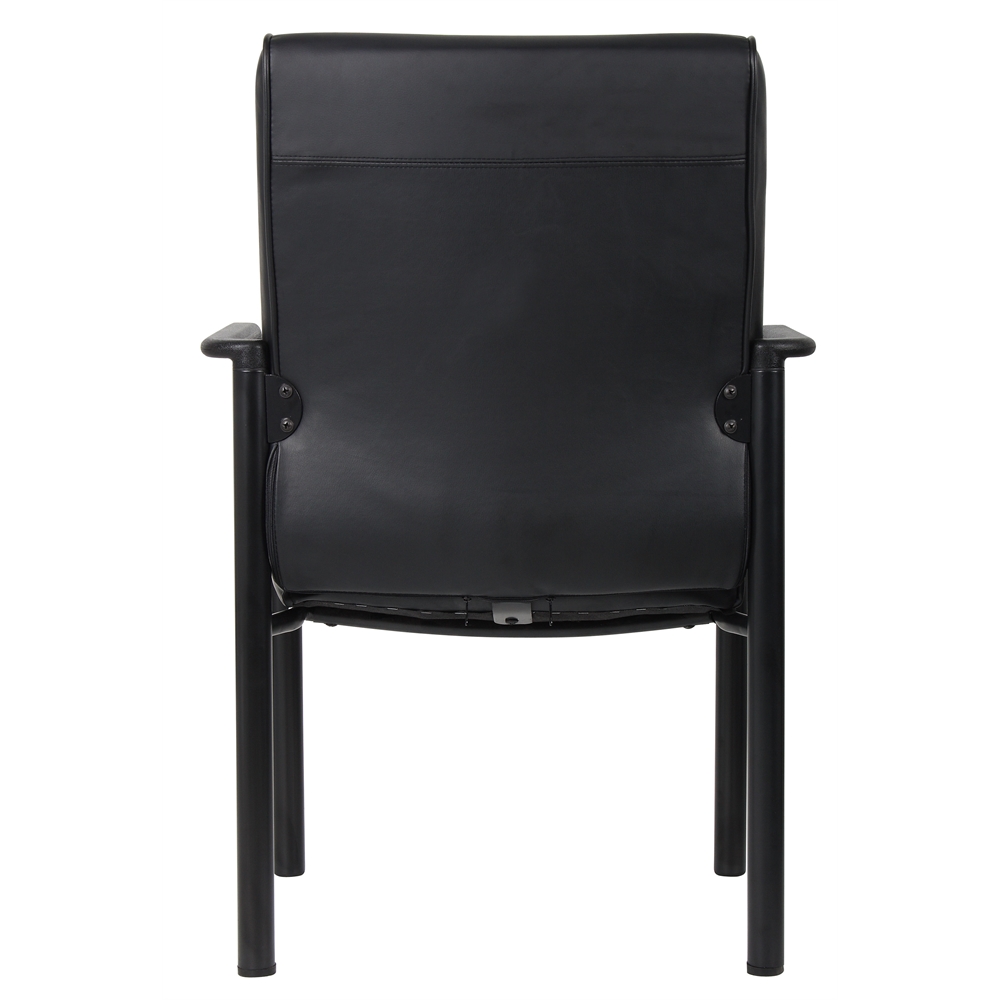 Boss Mid Back Guest Chair In LeatherPlus. Picture 5