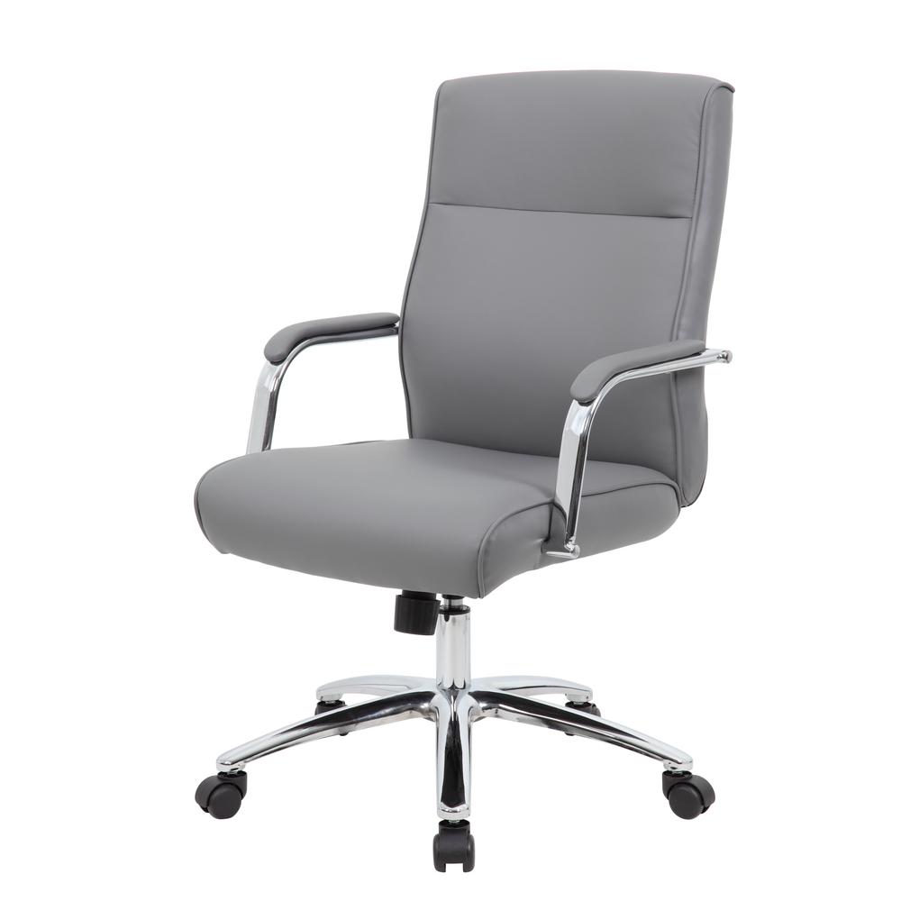 Boss Modern Executive Conference Chair - Grey. Picture 1