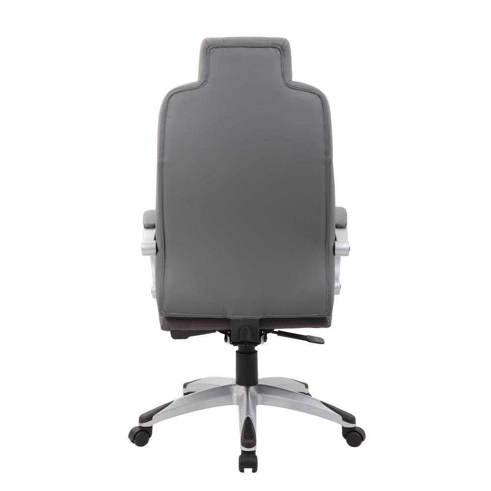 Boss Executive Hinged Arm Chair - Grey. Picture 3