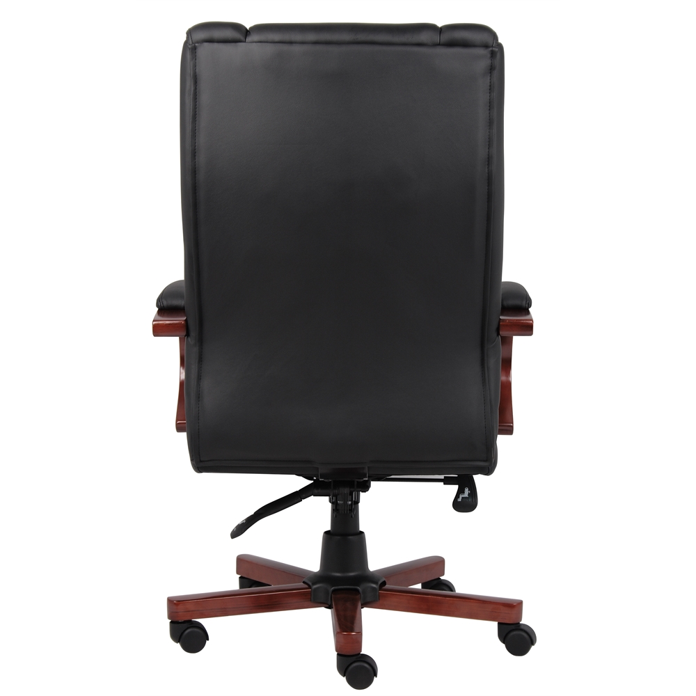 Boss High Back Executive Wood Finished Chairs. Picture 2