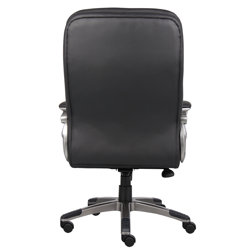 Boss High Back Executive Chair With Pewter Finished Base/Arms. Picture 2