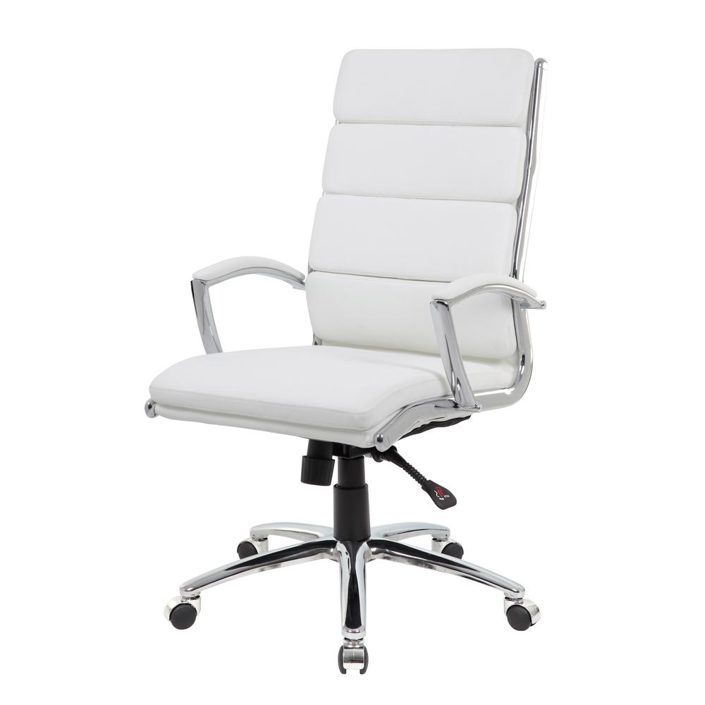 Boss Executive CaressoftPlus™ Chair with Metal Chrome Finish. Picture 4