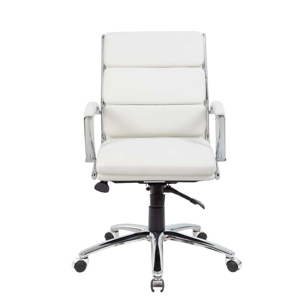 Boss Executive CaressoftPlus™ Chair with Metal Chrome Finish - Mid Back. Picture 2