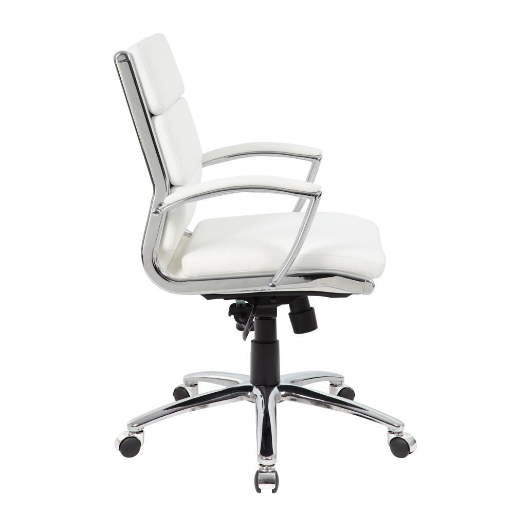 Boss Executive CaressoftPlus™ Chair with Metal Chrome Finish - Mid Back. Picture 3