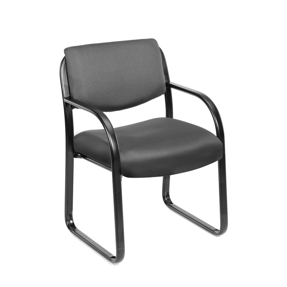 Boss Grey Fabric Guest Chair. Picture 1