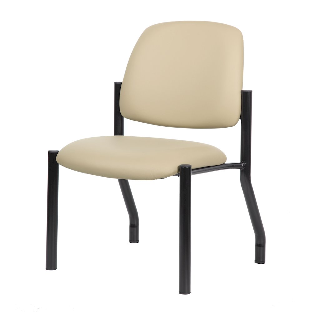 Boss Antimicrobial Armless Guest Chair, 300 lb. weight capacity. Picture 3