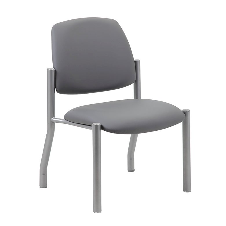 Boss Armless Guest Chair, 300 lb. weight capacity. Picture 3