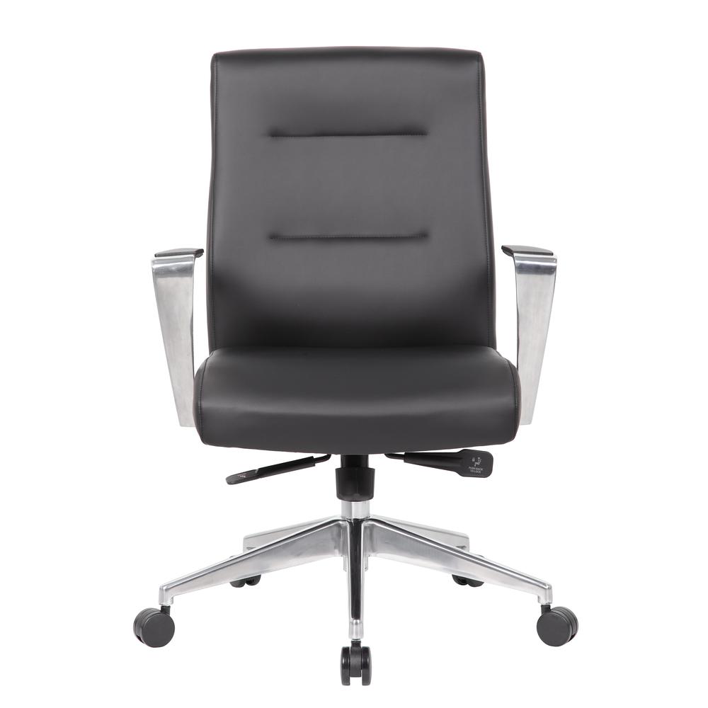 Boss Modern Conference Chair with Aluminum Arm & Base. Picture 1