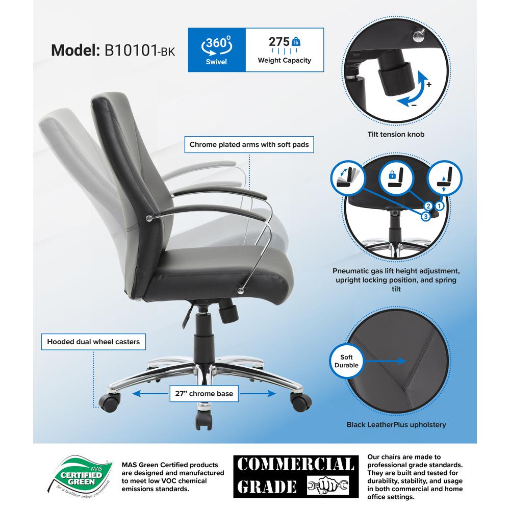 Boss LeatherPlus Executive Chair. Picture 7