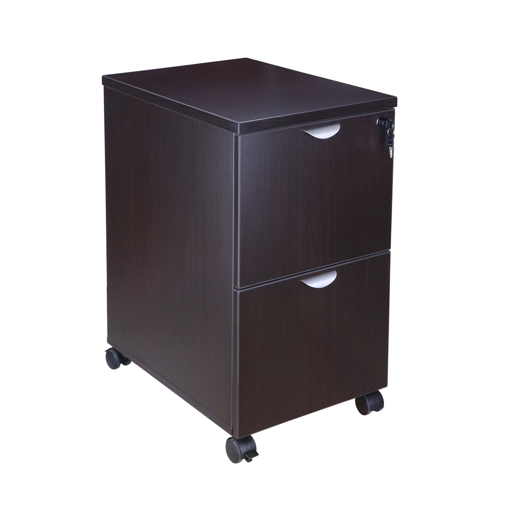 Boss Mobile Pedestal, File/File Mocha 16*22*29.5H. Picture 1