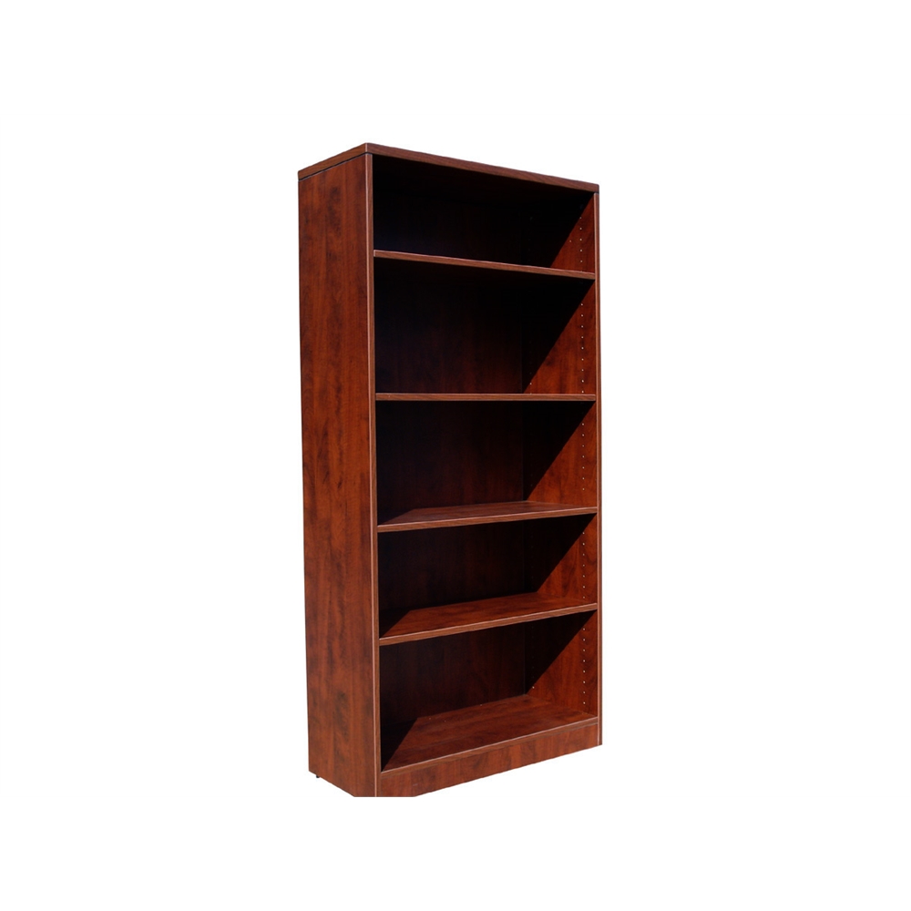Boss Bookcase, 31W X14D X 65.5H  Mahogany. Picture 2