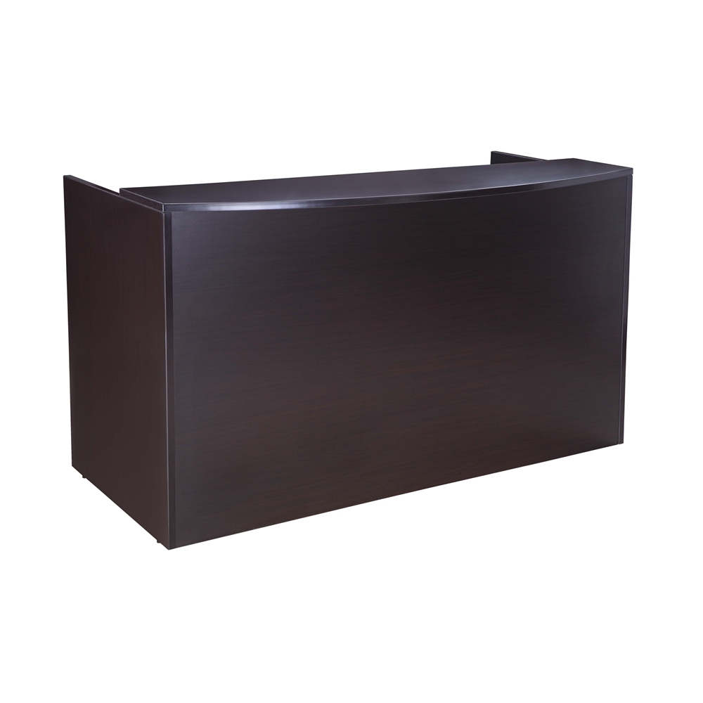Boss Reception Desk, 71W X 30/36D X 42H, Mocha. Picture 2