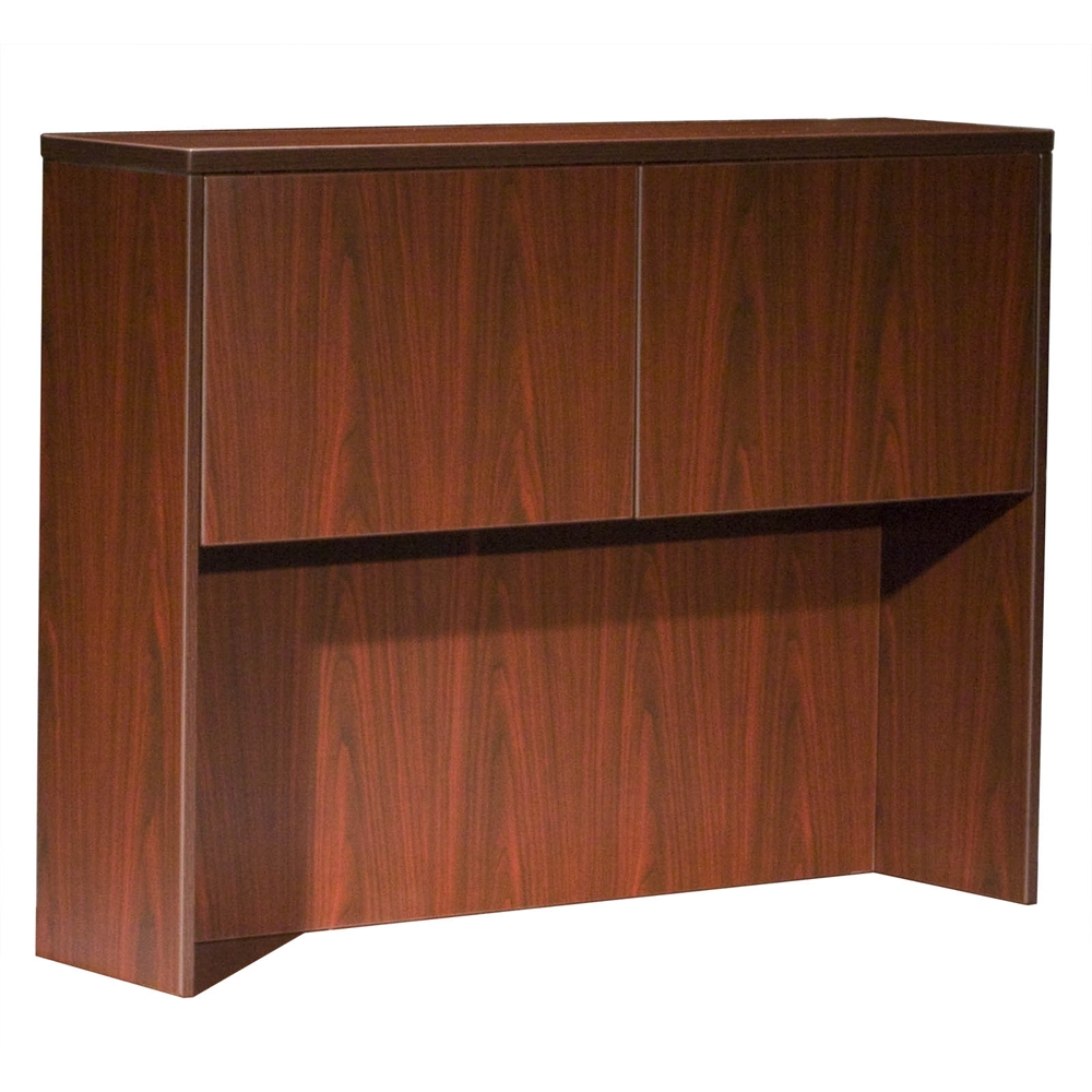 Boss Hutch With 2 Doors, Mahogany 48*12*36. Picture 1