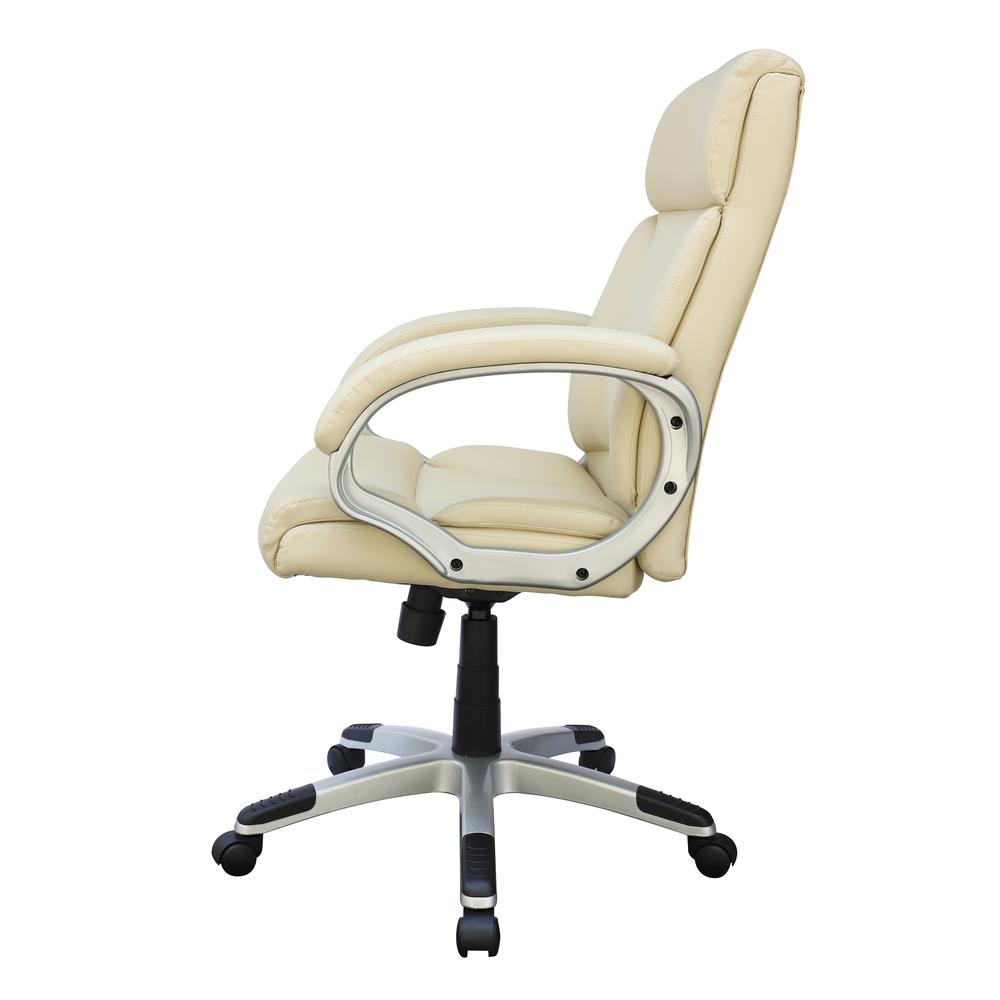 Boss Modern Mid Back Executive Chair, Ivory. Picture 5