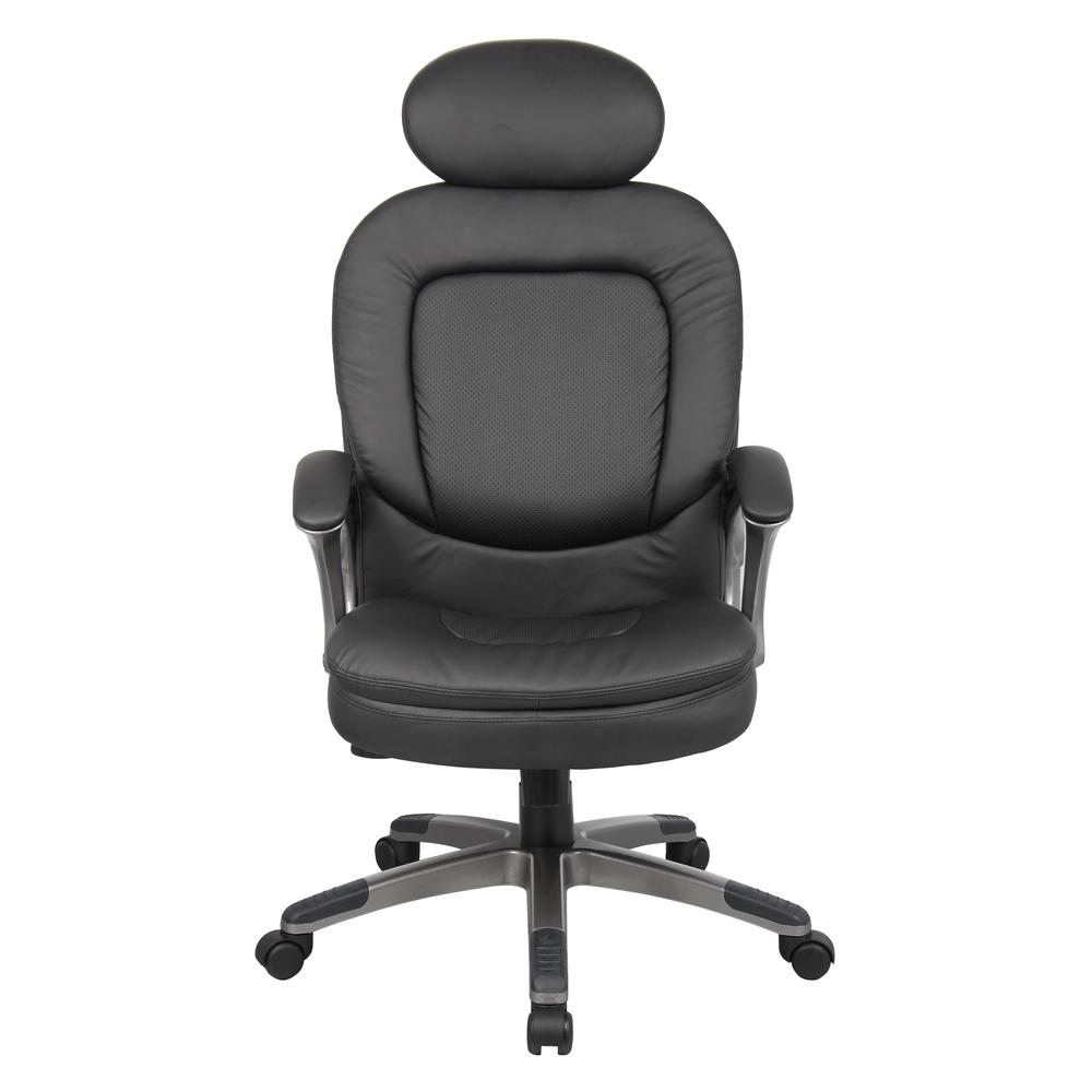 Boss Executive Pillow Top Chair W/ Headrest. Picture 2